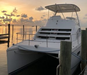 37' leopard luxury power catamaran key largo